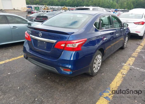 2016 Nissan Sentra S из США, поврежденный, VIN 3N1AB7AP5GY286935